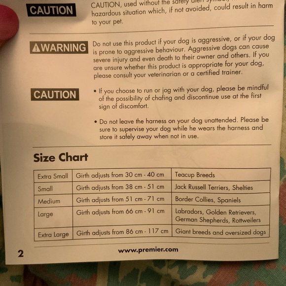 PetSafe Easy Walk Adjustable Nylon Harness and Lead (Medium-Red) - Picture 7 of 9